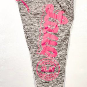 [ 2 for $17 ]   - LOVE & SLAY ALL DAY + FOREVER BOUJEE  Jogger Capri